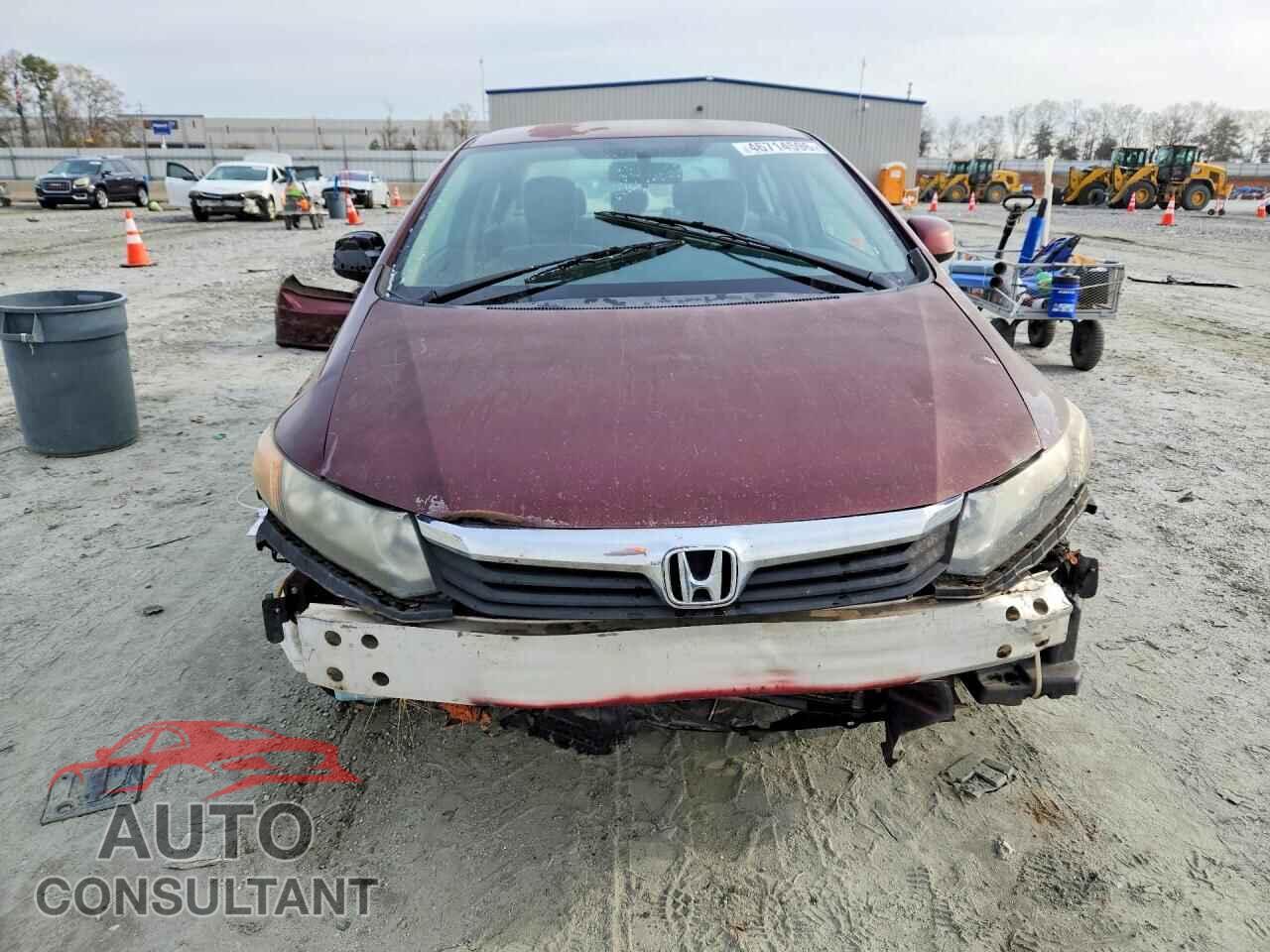HONDA CIVIC 2012 - 2HGFB2F57CH598320