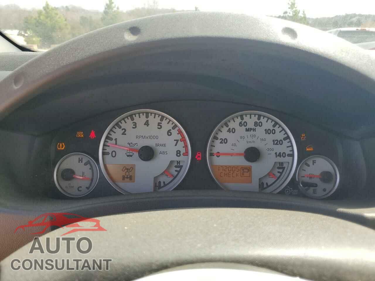 NISSAN FRONTIER 2012 - 1N6AD0EV2CC463724