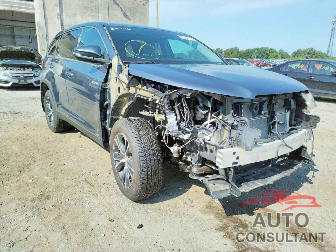 TOYOTA HIGHLANDER 2019 - 5TDBGRFH8KS063322