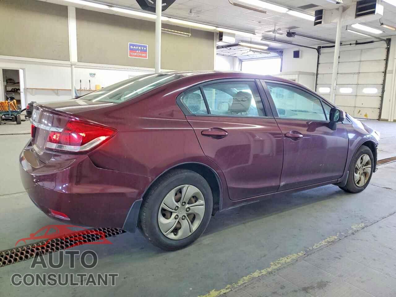 HONDA CIVIC 2013 - 19XFB2F54DE236828