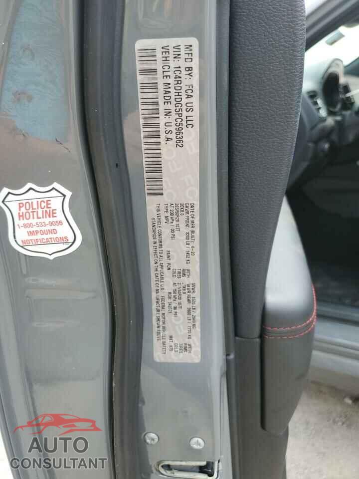 DODGE DURANGO 2023 - 1C4RDHDG5PC596362