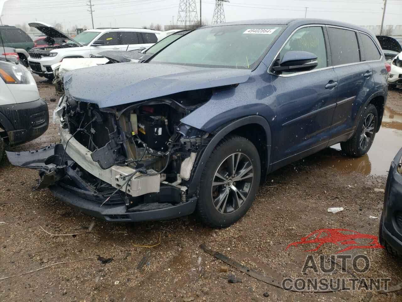 TOYOTA HIGHLANDER 2018 - 5TDBZRFH6JS484769