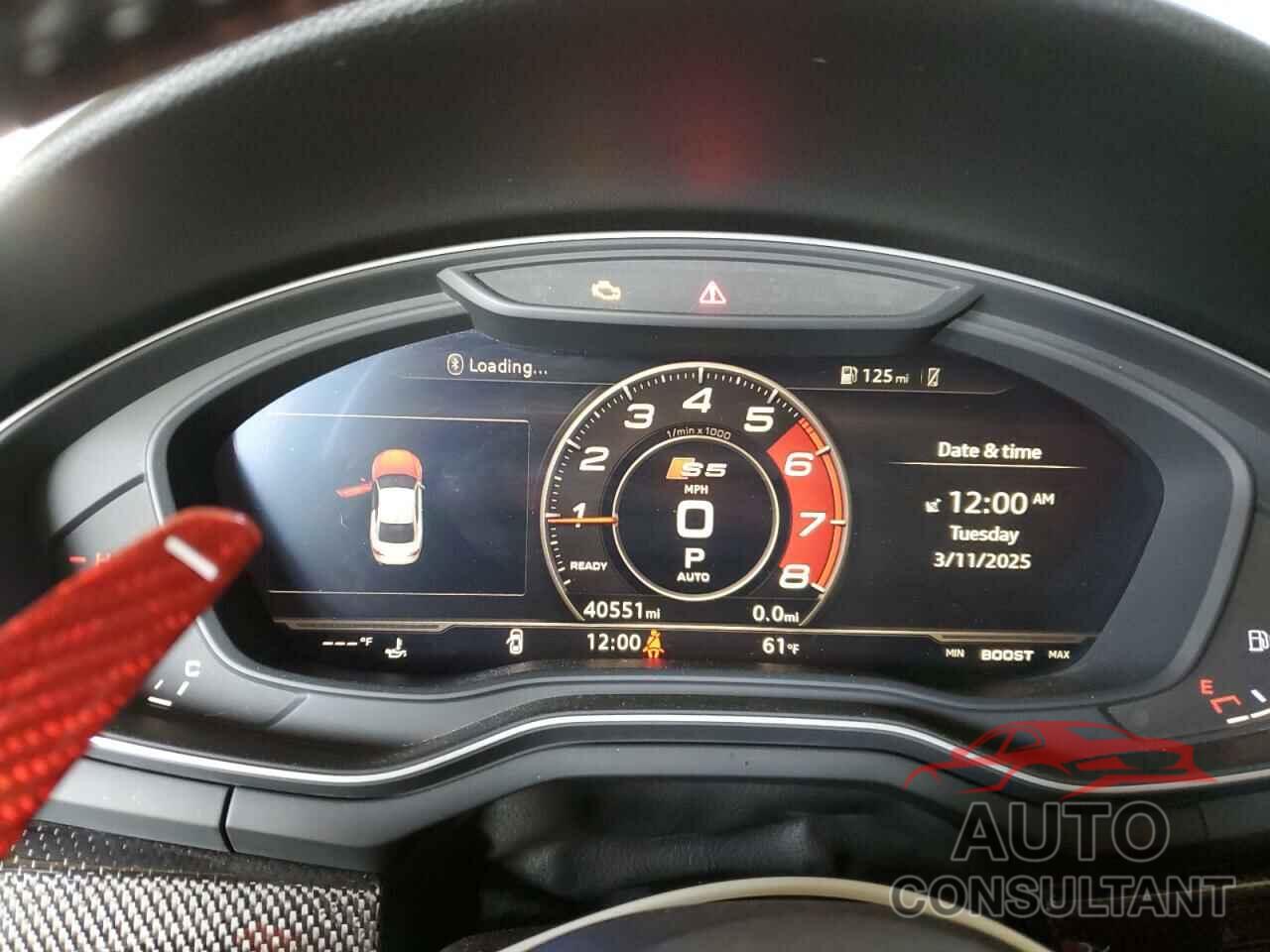AUDI S5/RS5 2018 - WAUP4AF58JA021313