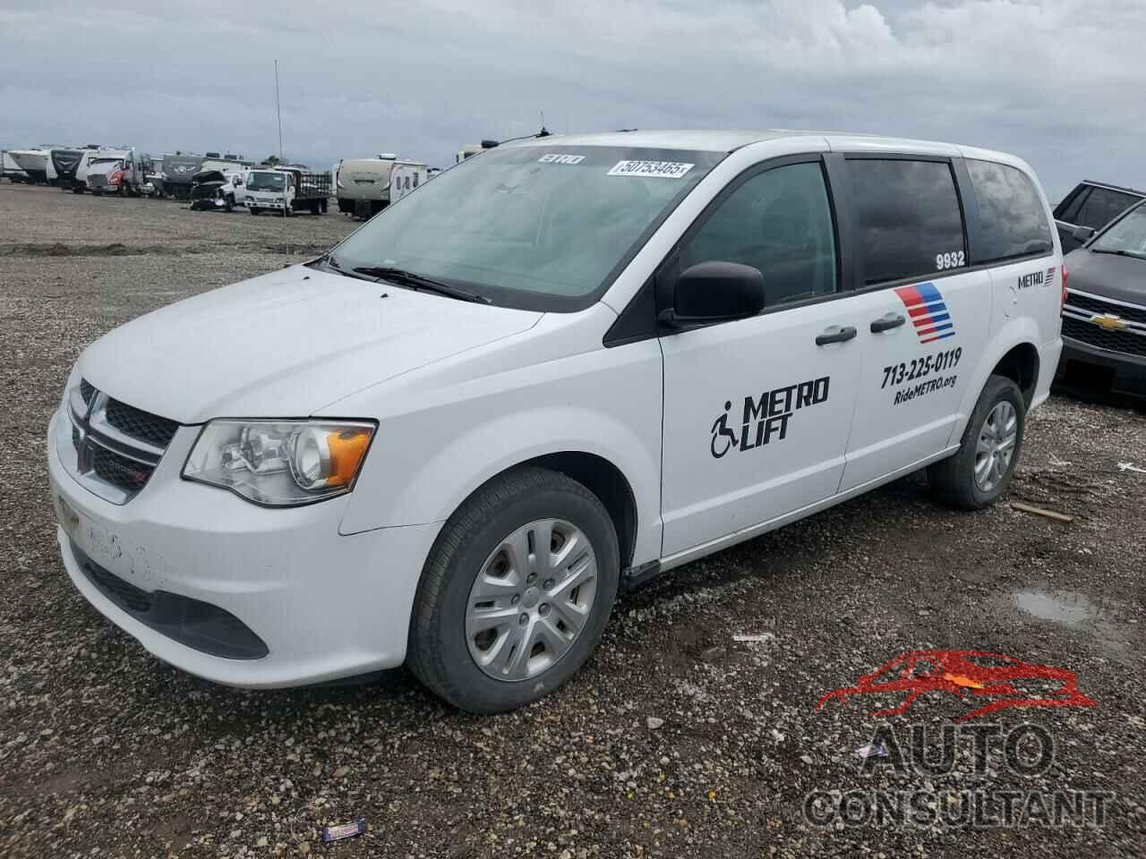 DODGE CARAVAN 2019 - 2C4RDGBG9KR524366