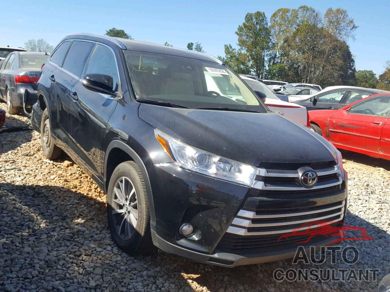 TOYOTA HIGHLANDER 2017 - 5TDKZRFH2HS214951