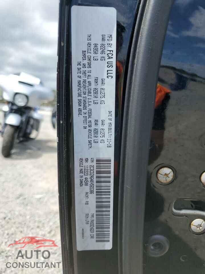 DODGE CHALLENGER 2019 - 2C3CDZAG4KH565386