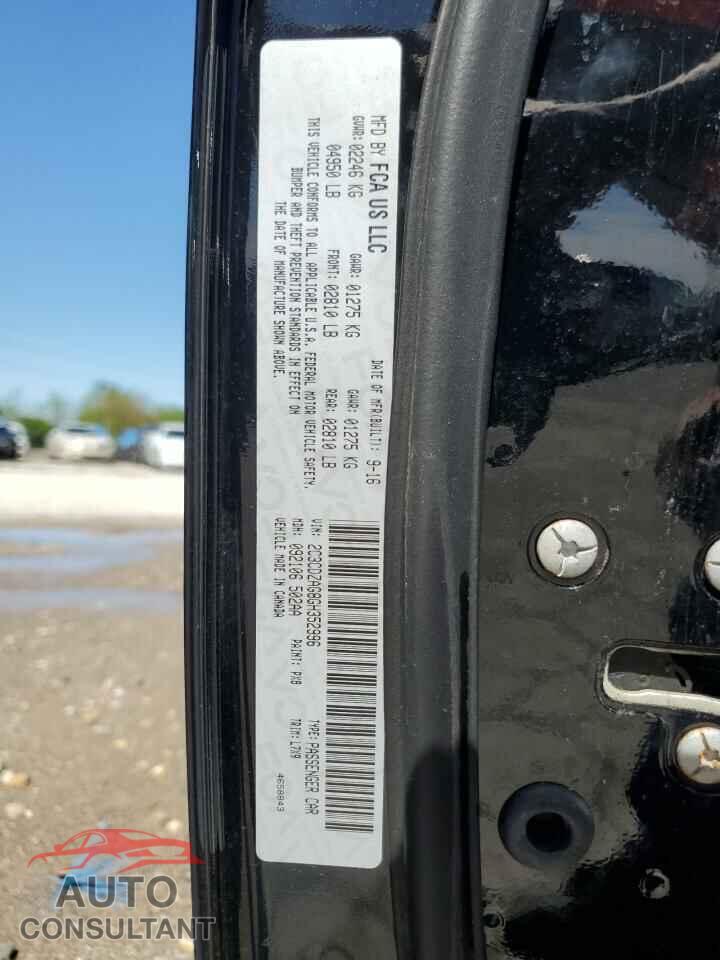 DODGE CHALLENGER 2016 - 2C3CDZAG8GH352996