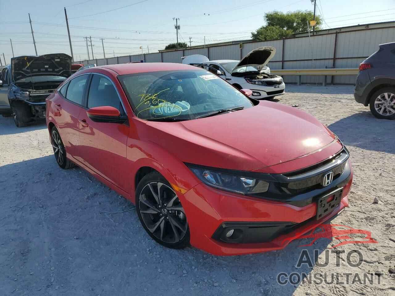 HONDA CIVIC 2019 - 2HGFC2F84KH544544