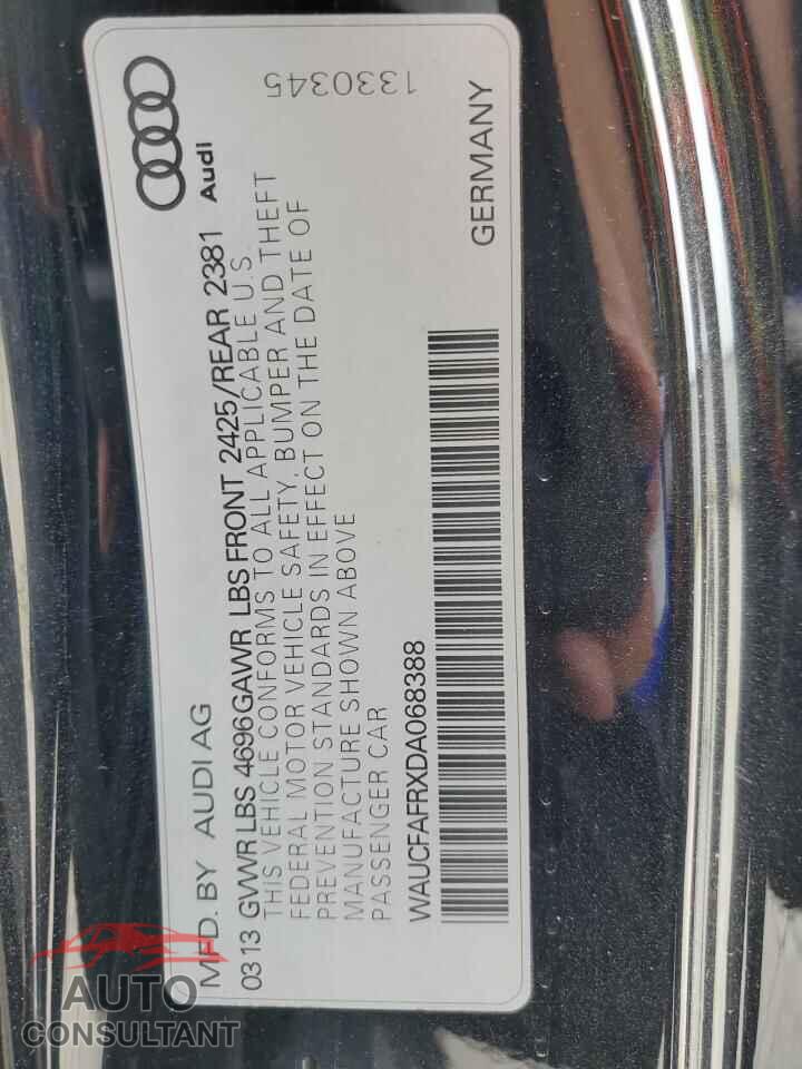 AUDI A5 2013 - WAUCFAFRXDA068388