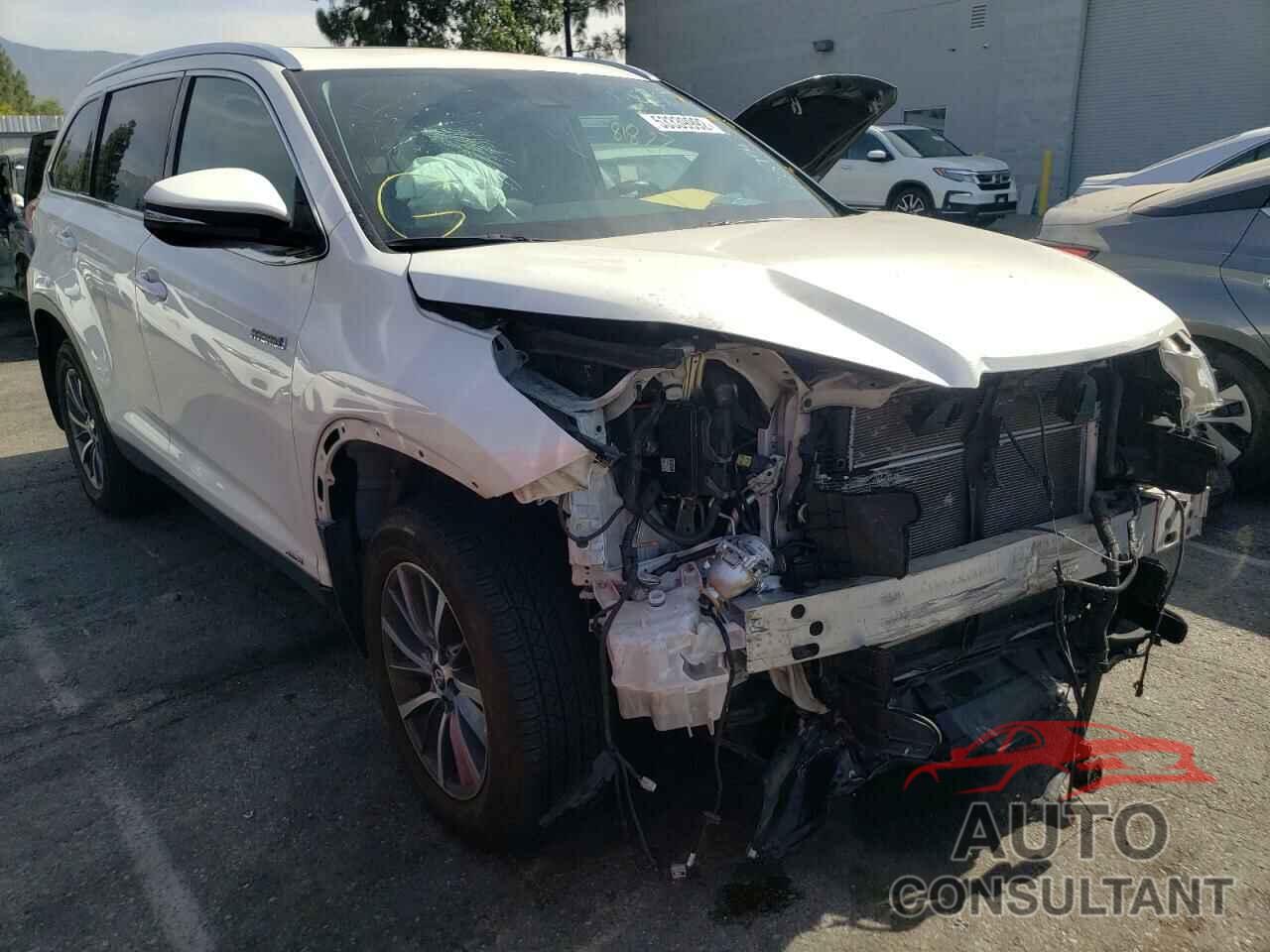 TOYOTA HIGHLANDER 2019 - 5TDJGRFH2KS075476