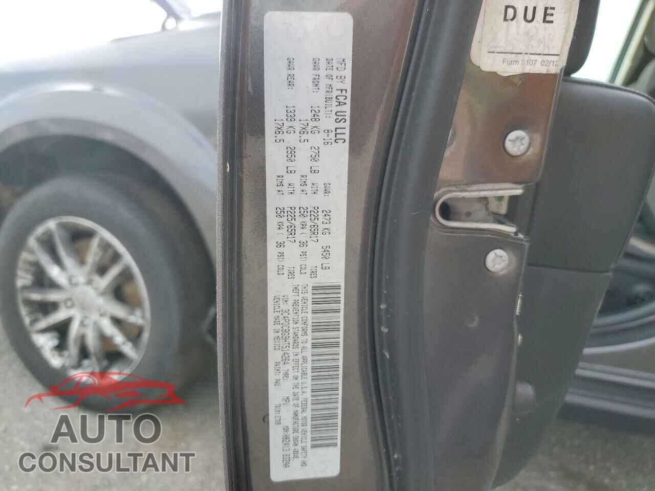 DODGE JOURNEY 2017 - 3C4PDCBG9HT514264
