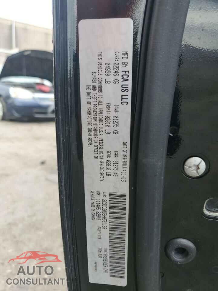 DODGE CHALLENGER 2017 - 2C3CDZAG9HH501126