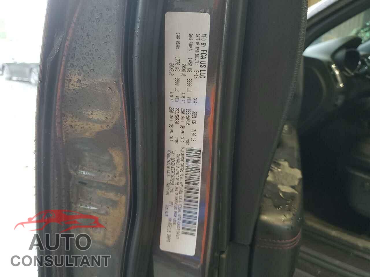 DODGE DURANGO 2015 - 1C4SDJCT3FC870230