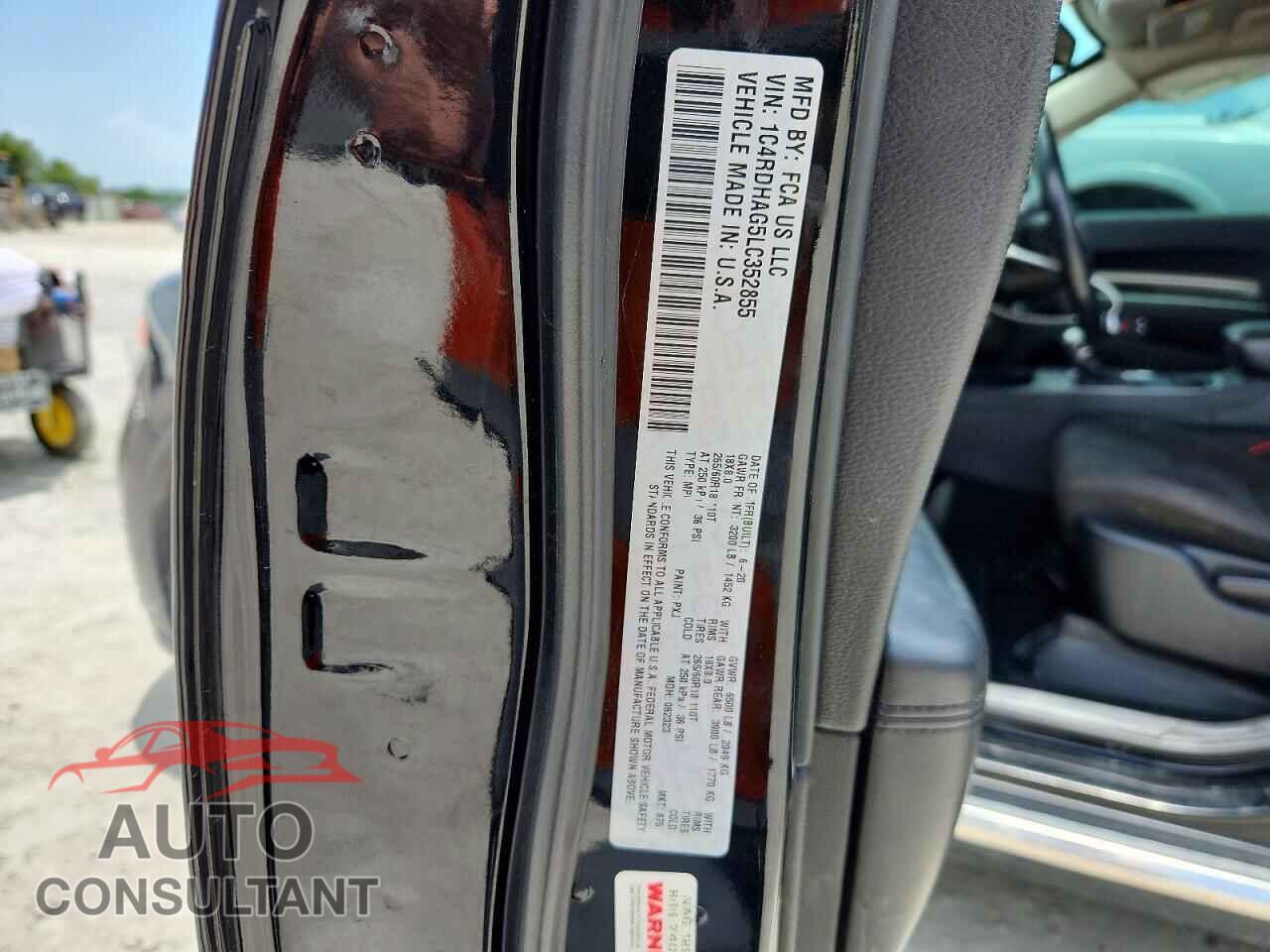 DODGE DURANGO 2020 - 1C4RDHAG5LC352855