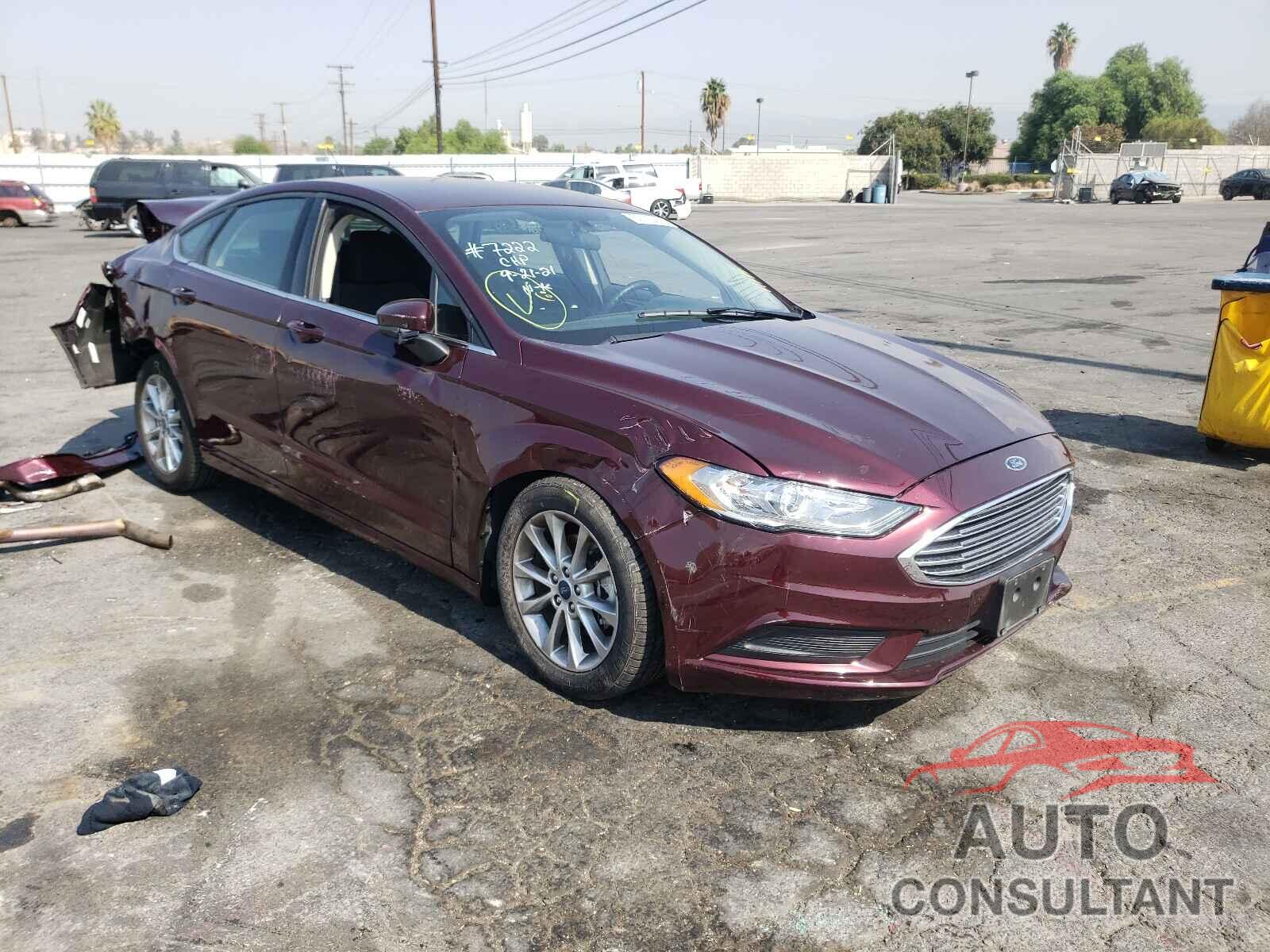 FORD FUSION 2017 - 3FA6P0HDXHR313555