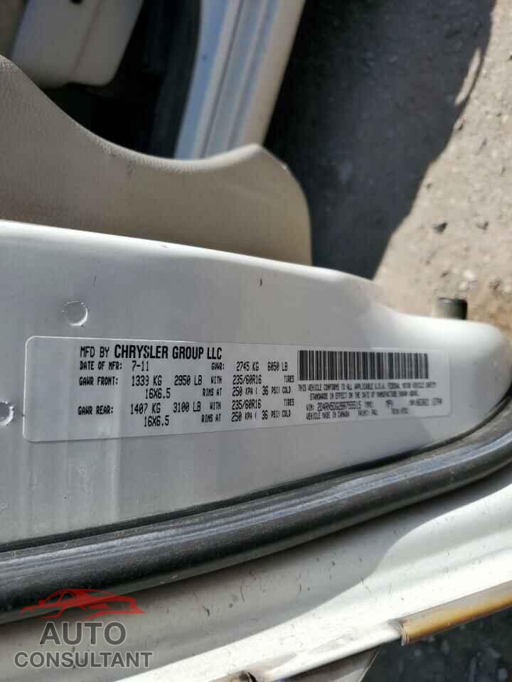 DODGE CARAVAN 2011 - 2D4RN5DG2BR755515
