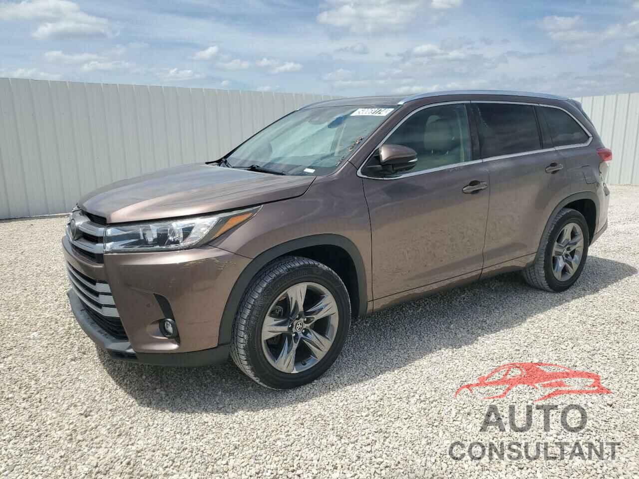 TOYOTA HIGHLANDER 2019 - 5TDYZRFH4KS309416