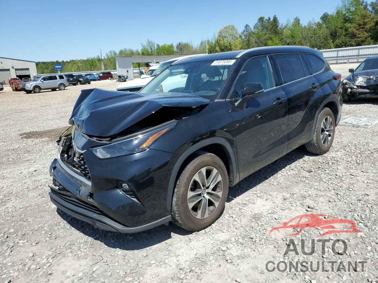 TOYOTA HIGHLANDER 2022 - 5TDGZRAH4NS539528
