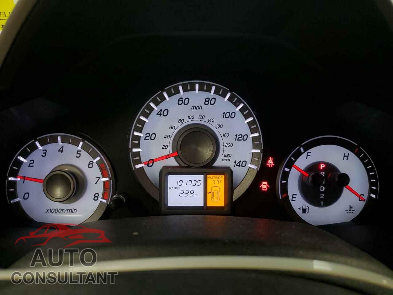 HONDA PILOT 2012 - 5FNYF3H74CB034713