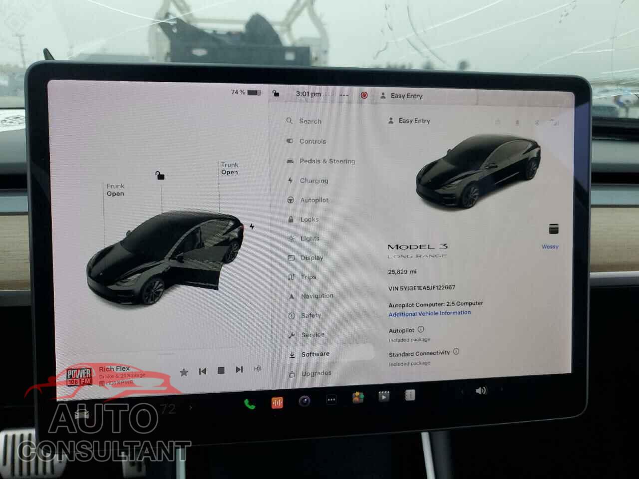 TESLA MODEL 3 2018 - 5YJ3E1EA5JF122667