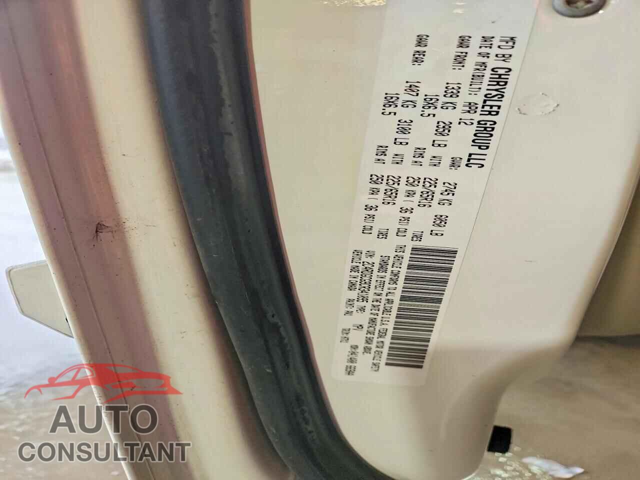DODGE CARAVAN 2012 - 2C4RDGCG9CR341095