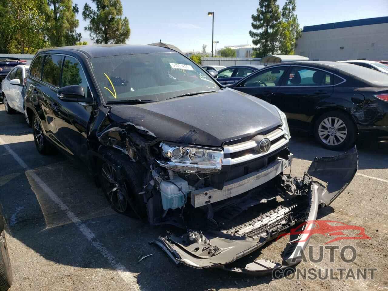 TOYOTA HIGHLANDER 2018 - 5TDZZRFH4JS259684