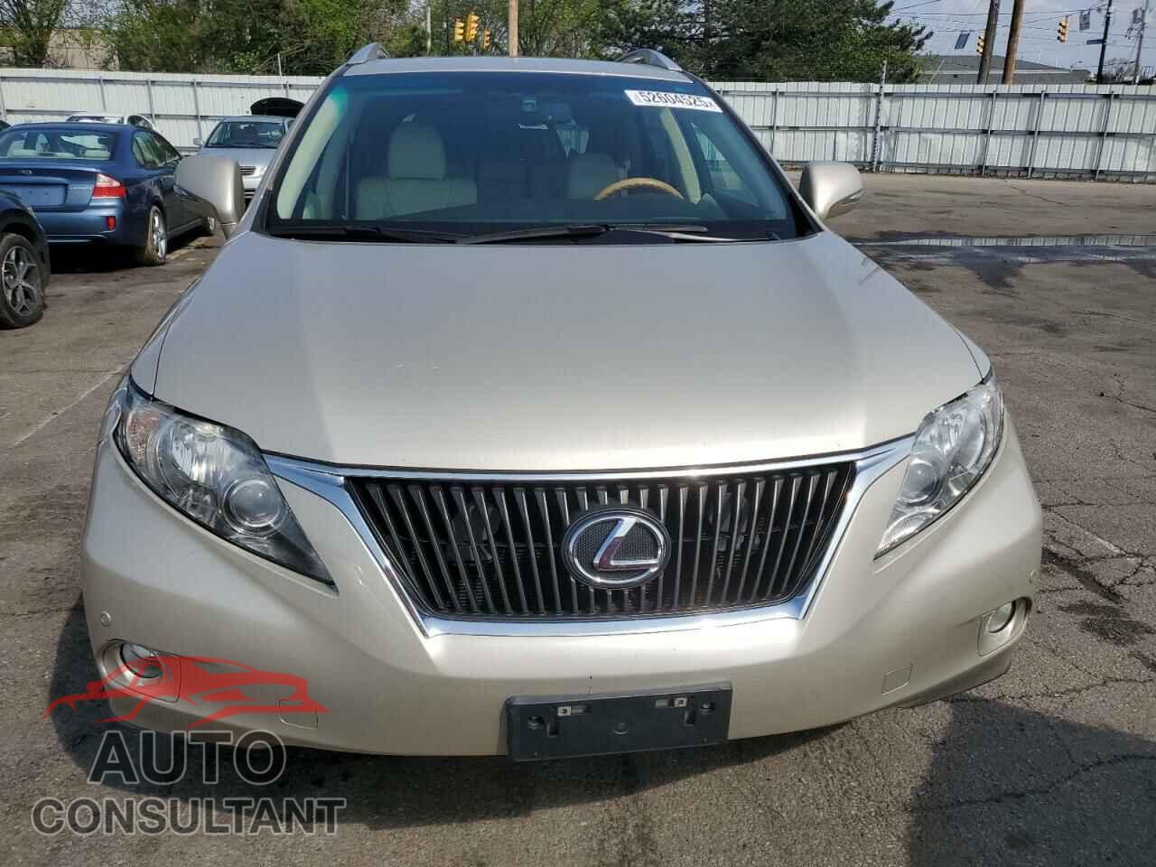 LEXUS RX350 2012 - 2T2BK1BA2CC140782