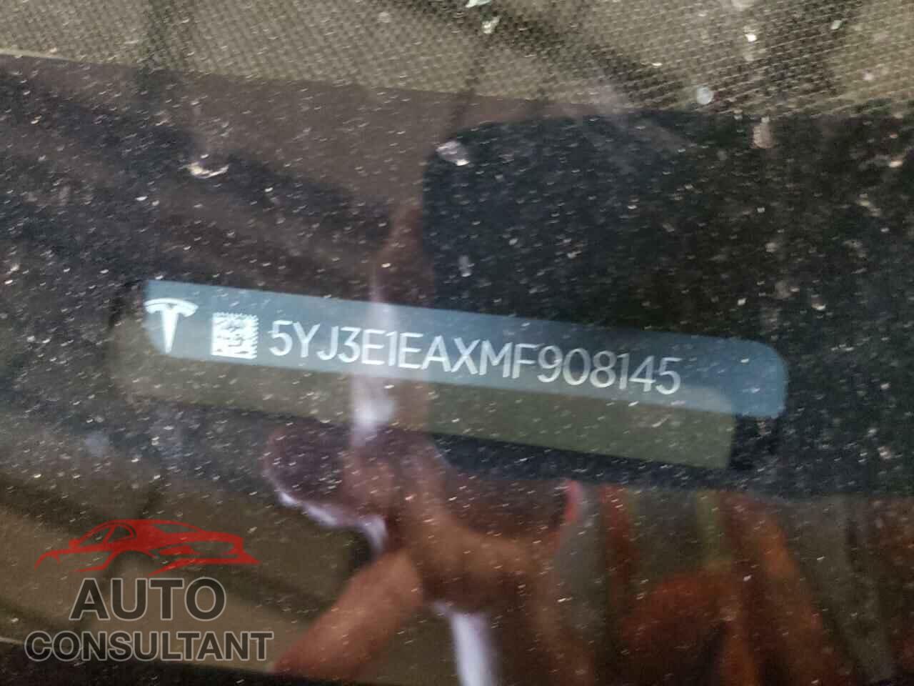 TESLA MODEL 3 2021 - 5YJ3E1EAXMF908145