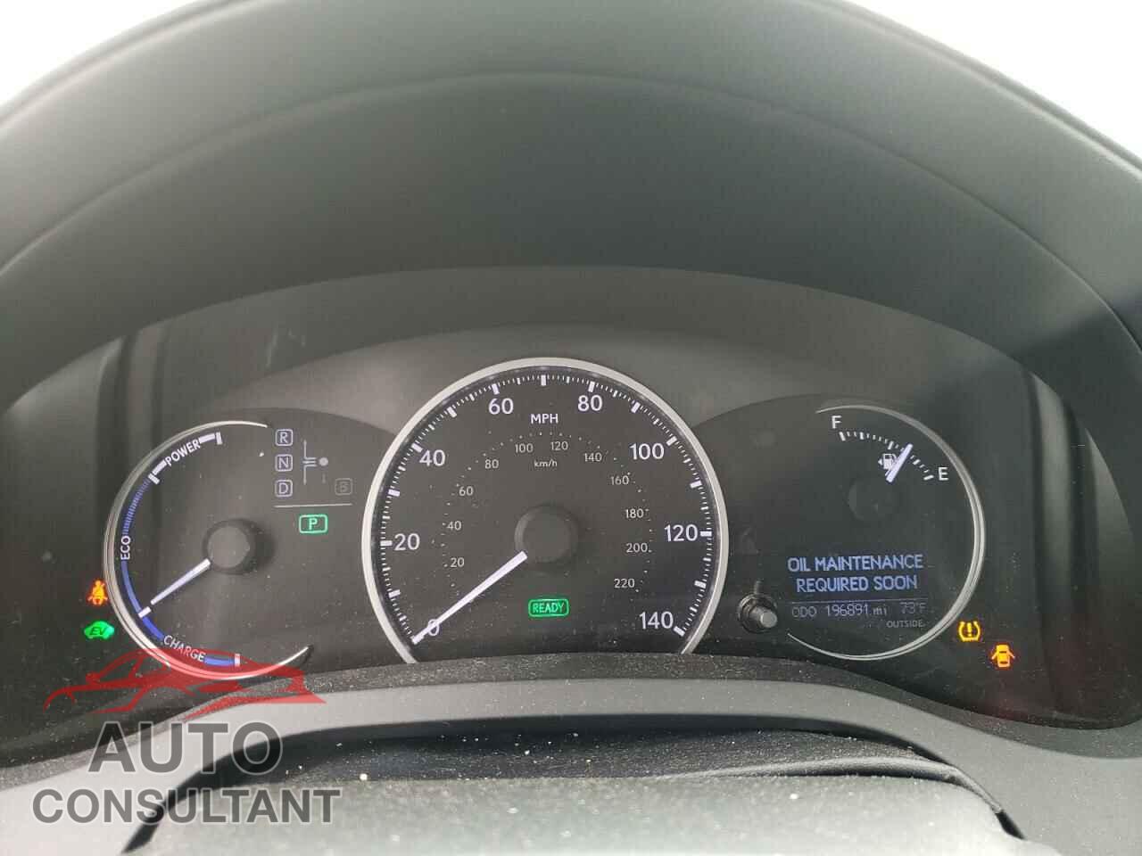LEXUS CT 200 2012 - JTHKD5BH2C2062407