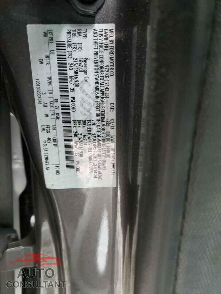 FORD FOCUS 2013 - 1FADP3F28DL241404