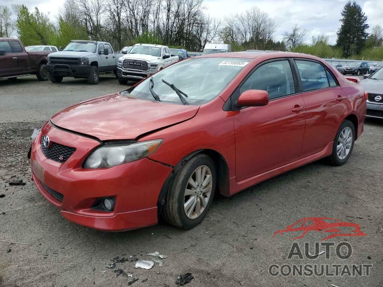 TOYOTA COROLLA 2009 - 1NXBU40E29Z115703