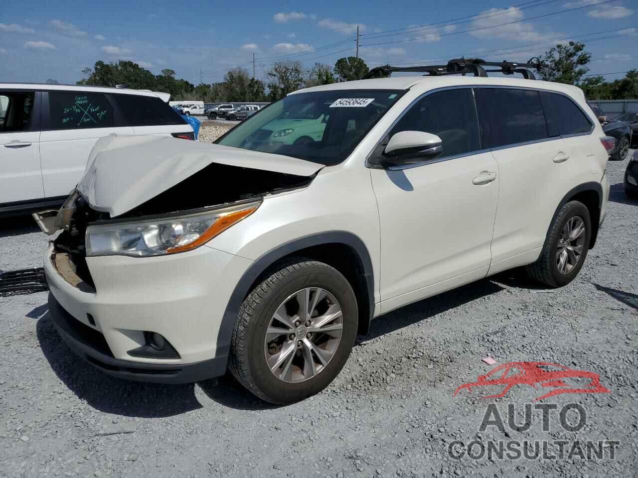 TOYOTA HIGHLANDER 2014 - 5TDBKRFH8ES009294