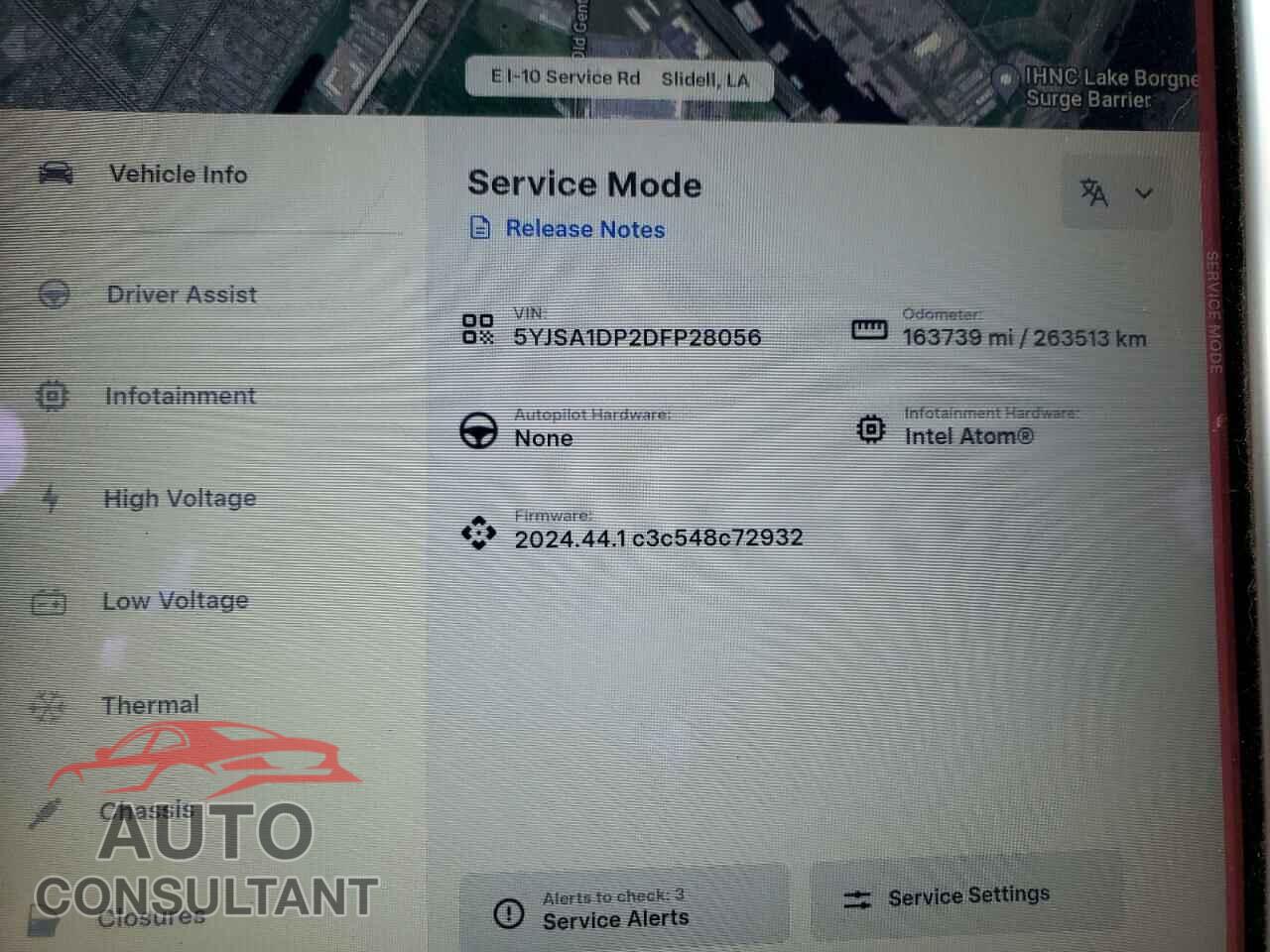 TESLA MODEL S 2013 - 5YJSA1DP2DFP28056