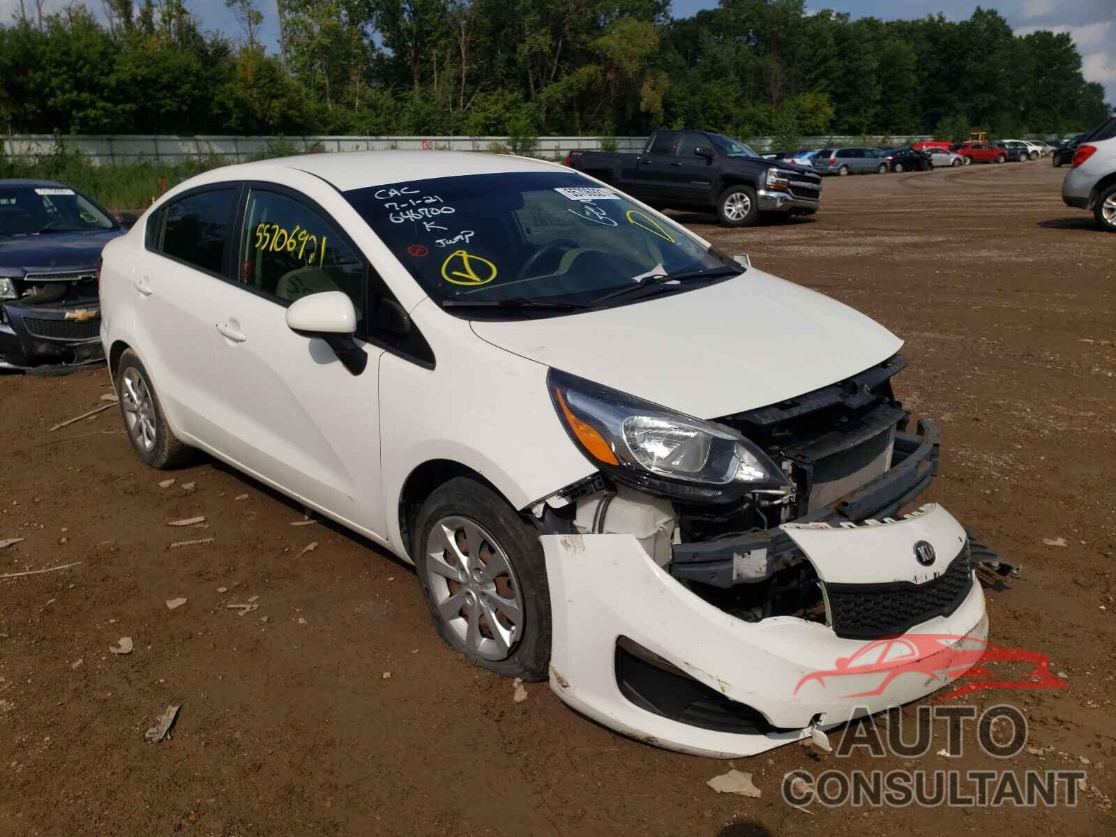 KIA RIO 2016 - KNADM4A39G6646700
