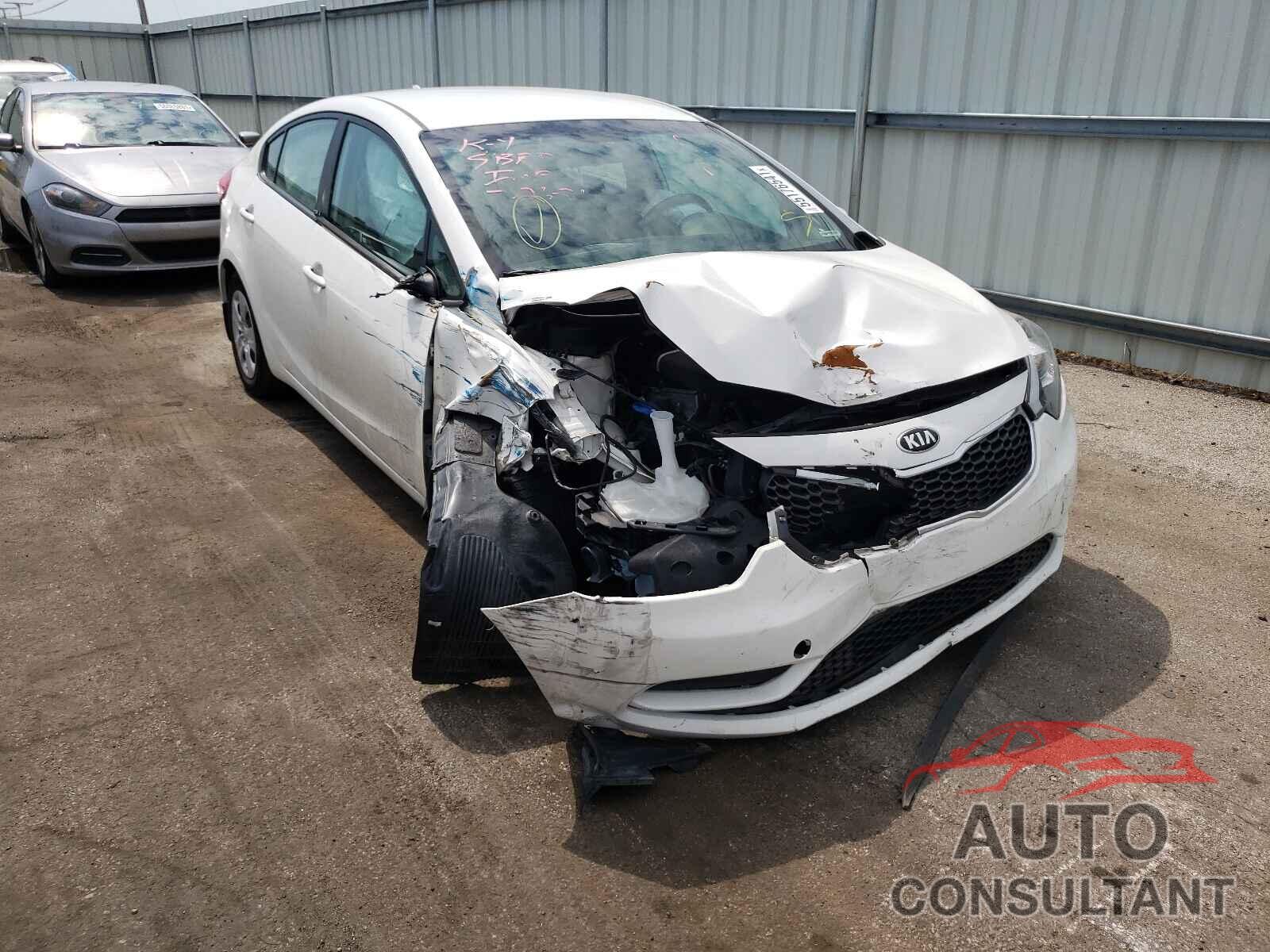 KIA FORTE 2016 - KNAFK4A68G5493998