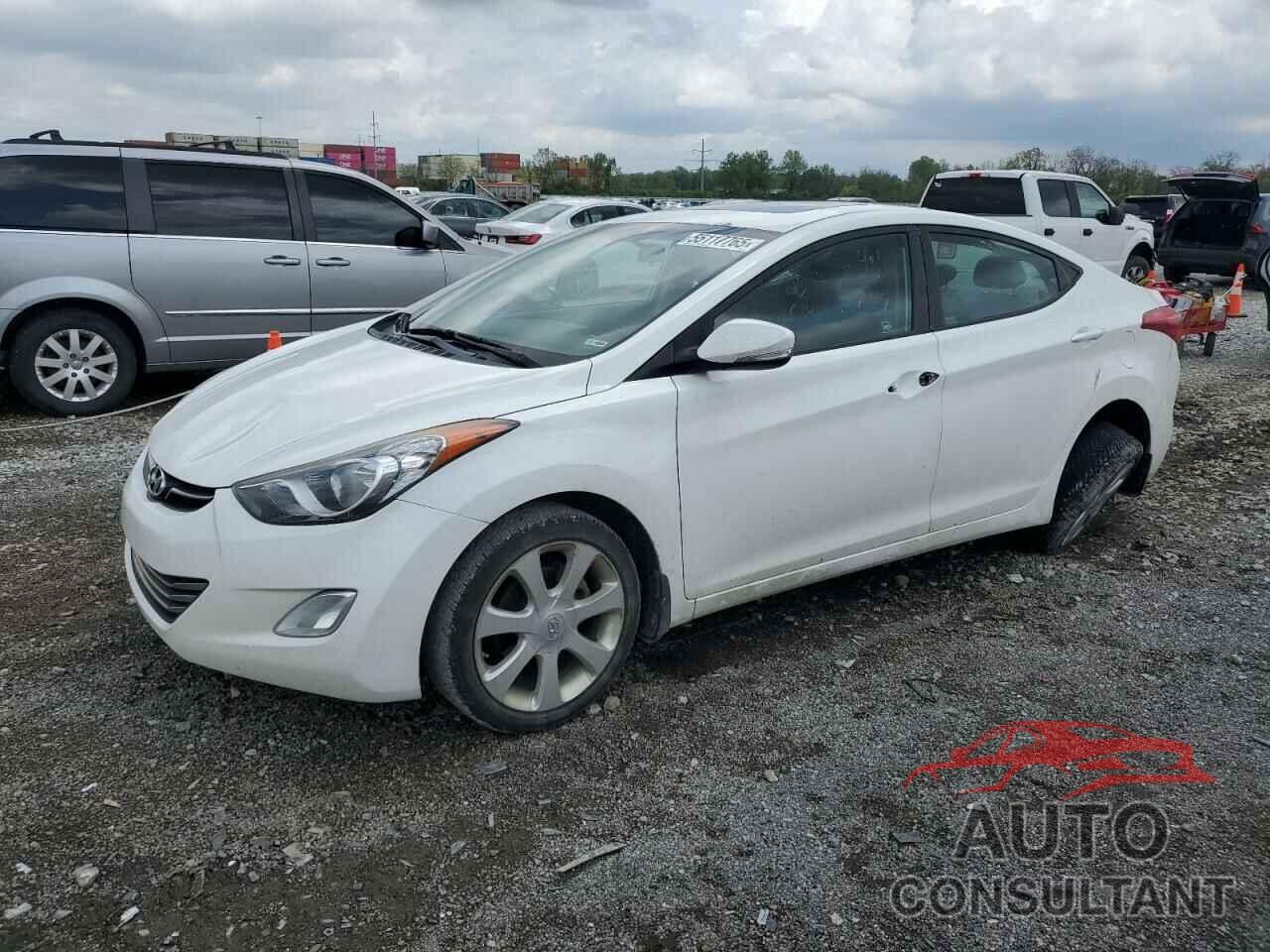 HYUNDAI ELANTRA 2012 - 5NPDH4AE3CH100256