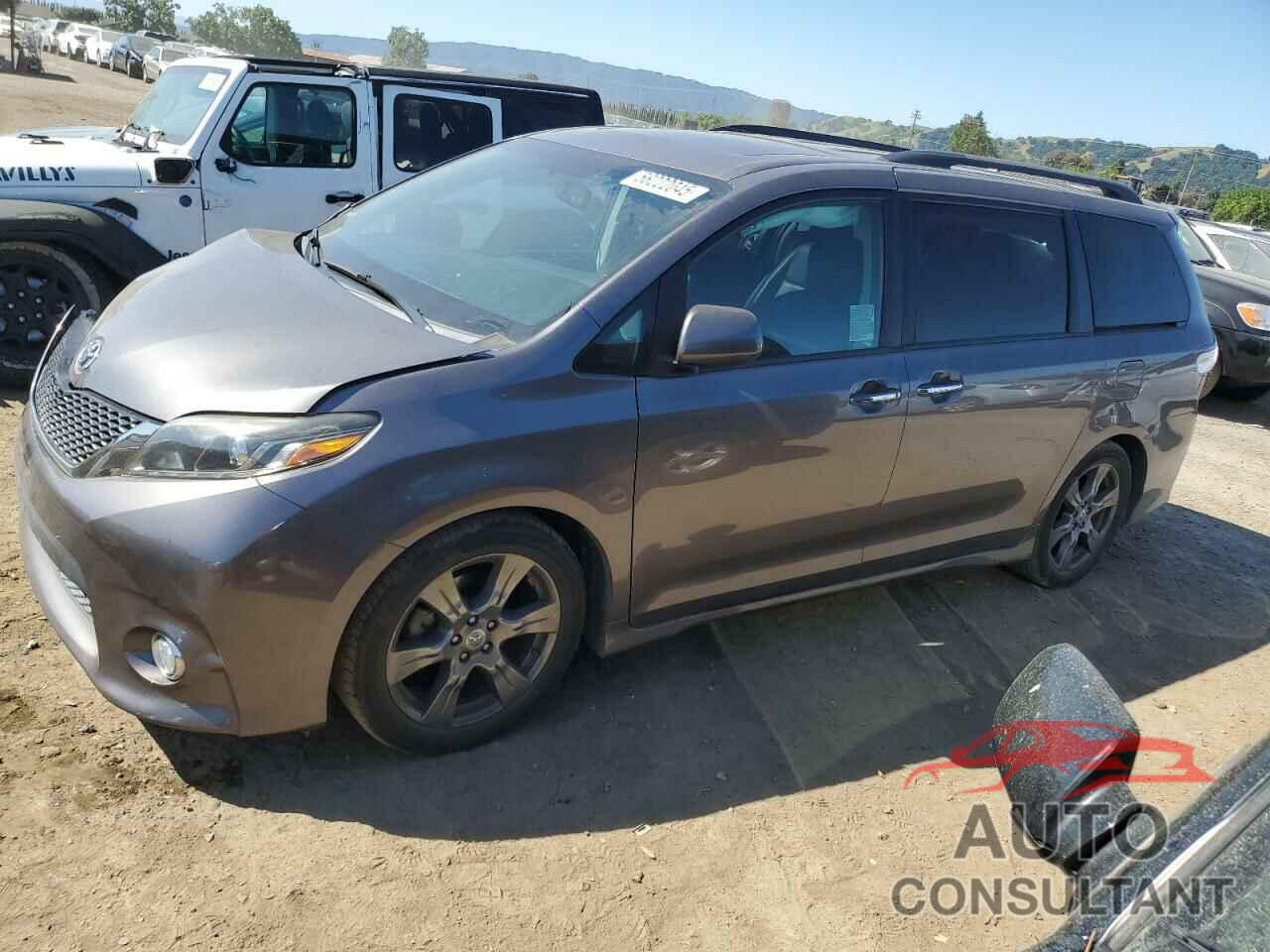 TOYOTA SIENNA 2017 - 5TDXZ3DC5HS766941