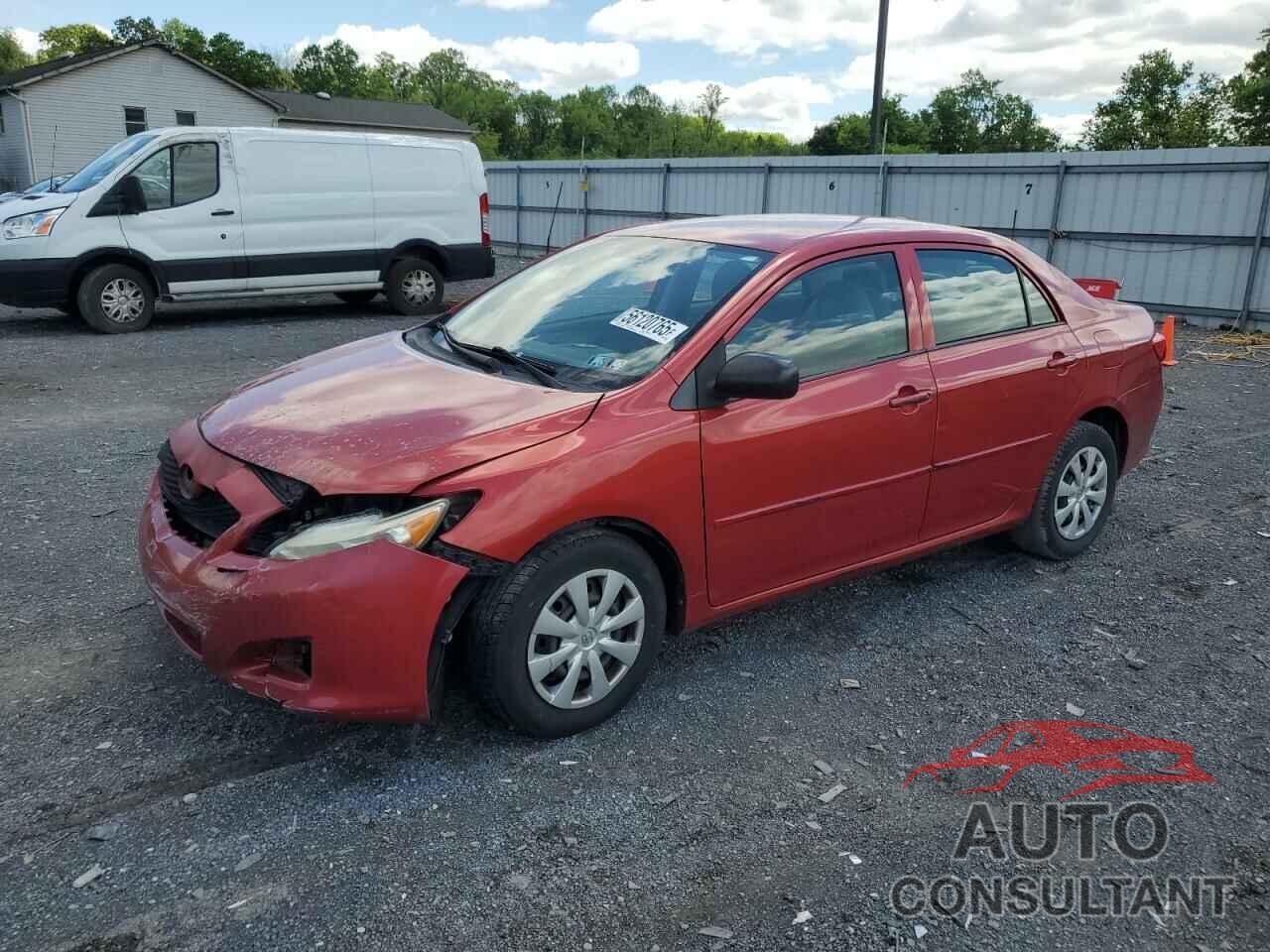 TOYOTA COROLLA 2009 - 1NXBU40E19Z121492