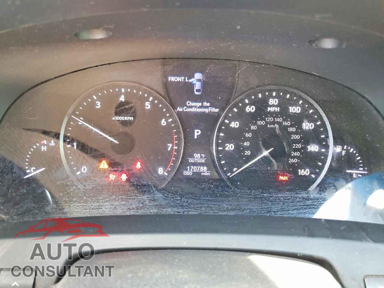 LEXUS LS460 2013 - JTHGL5EF4D5048009