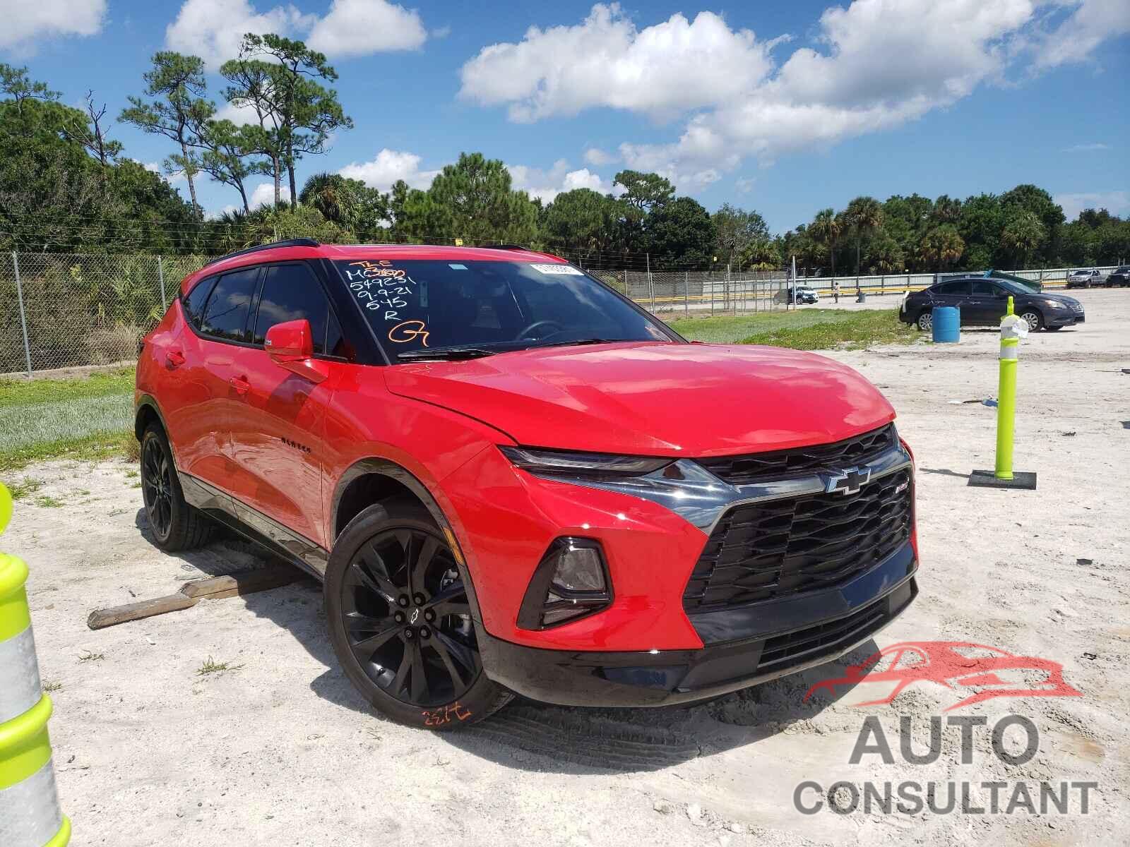 CHEVROLET BLAZER 2021 - 3GNKBERS9MS551523