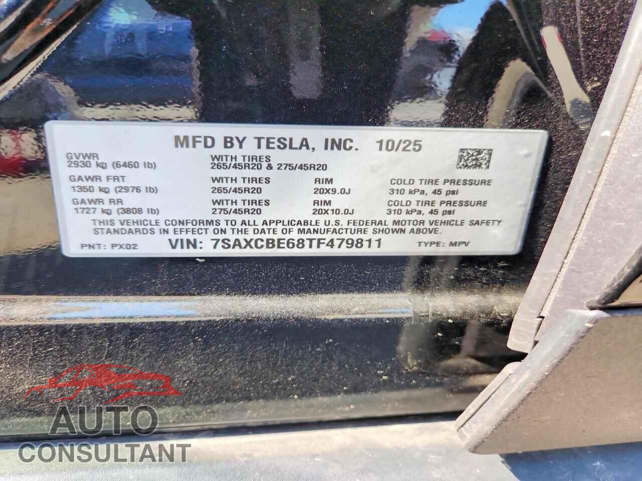 TESLA MODEL X 2026 - 7SAXCBE68TF479811