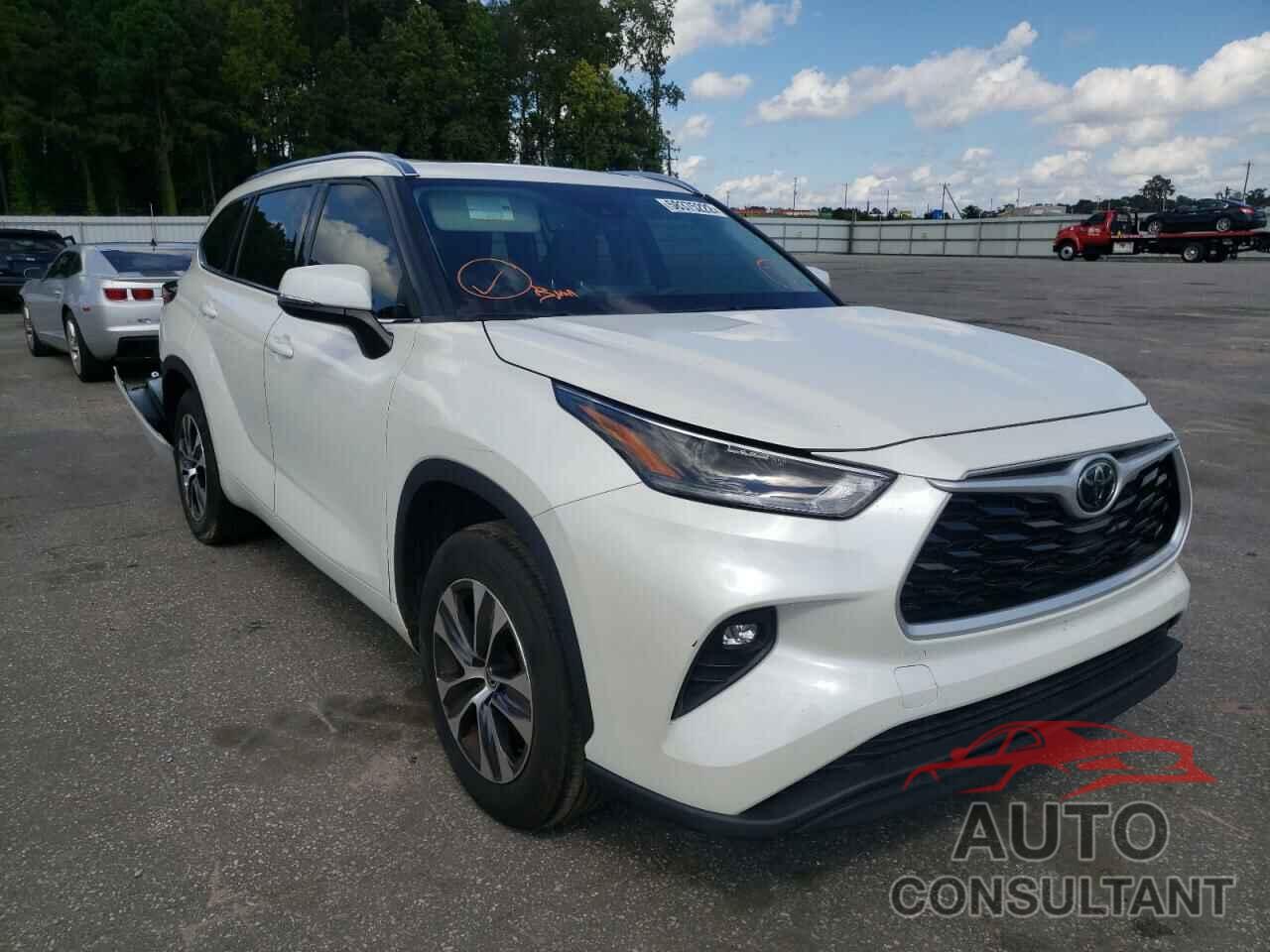 TOYOTA HIGHLANDER 2021 - 5TDGZRAH7MS041502