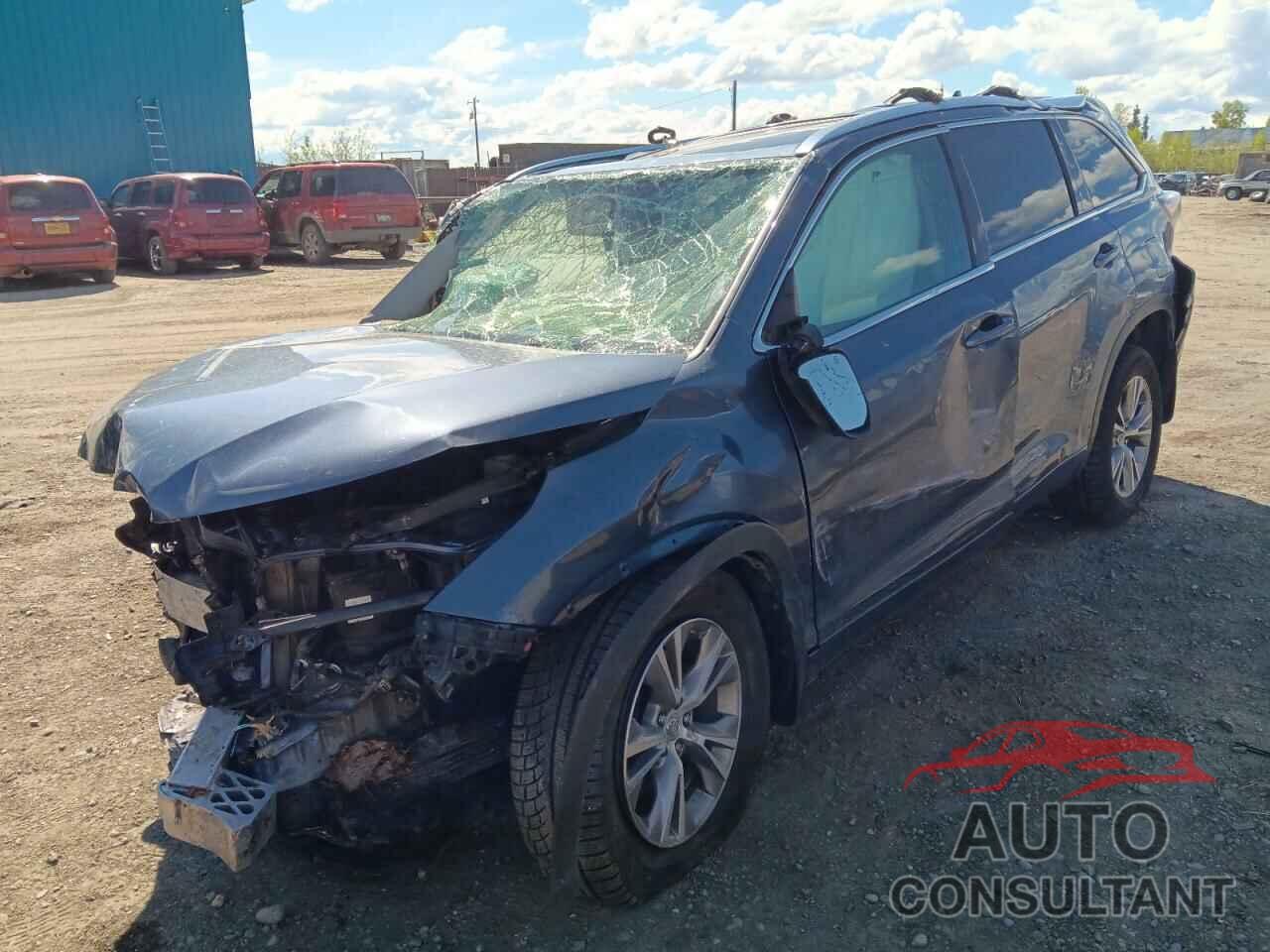 TOYOTA HIGHLANDER 2015 - 5TDJKRFH7FS186786
