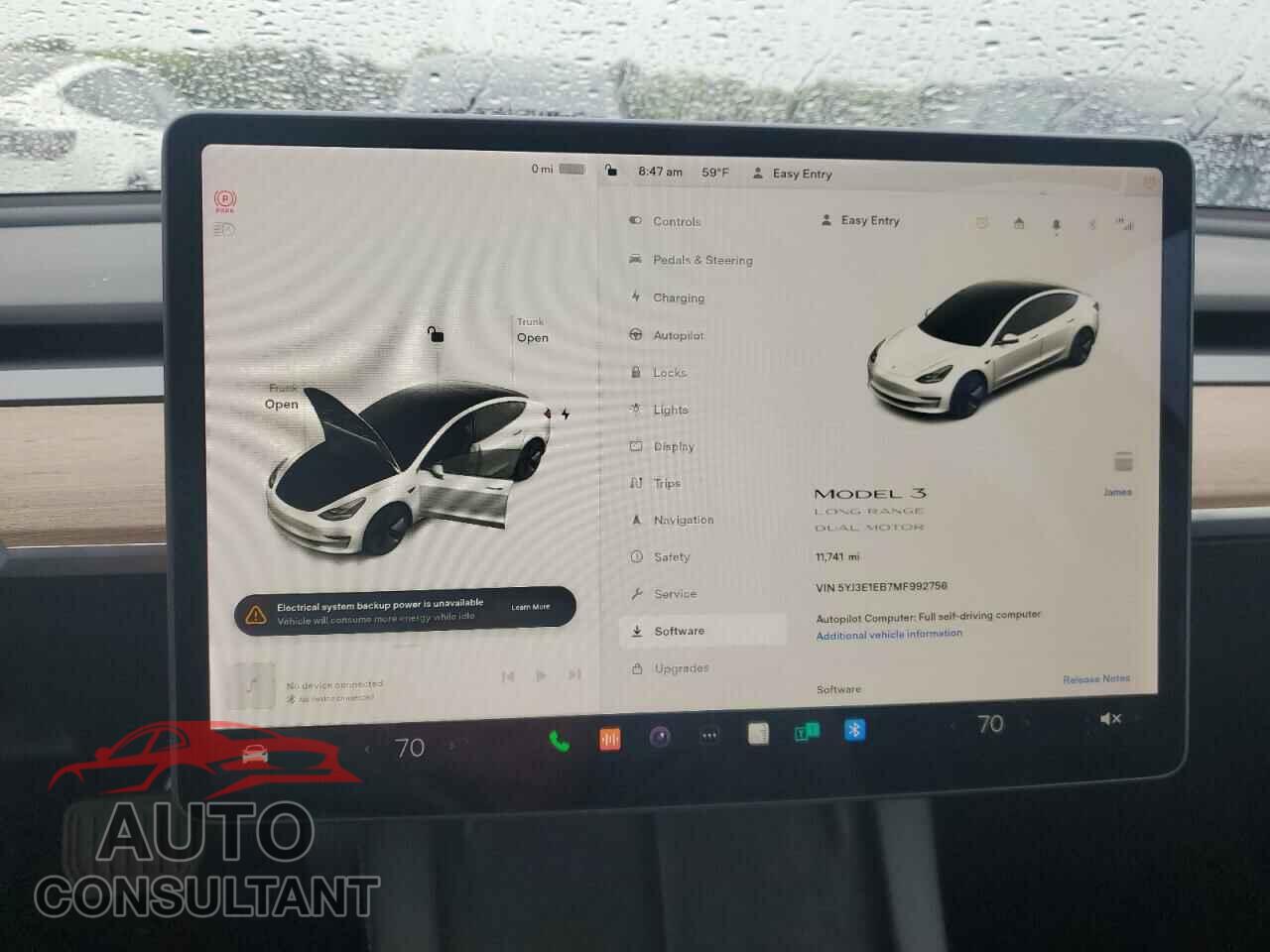 TESLA MODEL 3 2021 - 5YJ3E1EB7MF992756