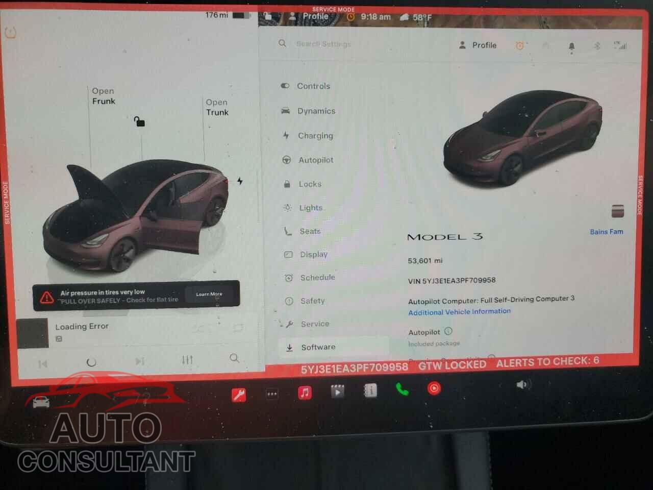 TESLA MODEL 3 2023 - 5YJ3E1EA3PF709958