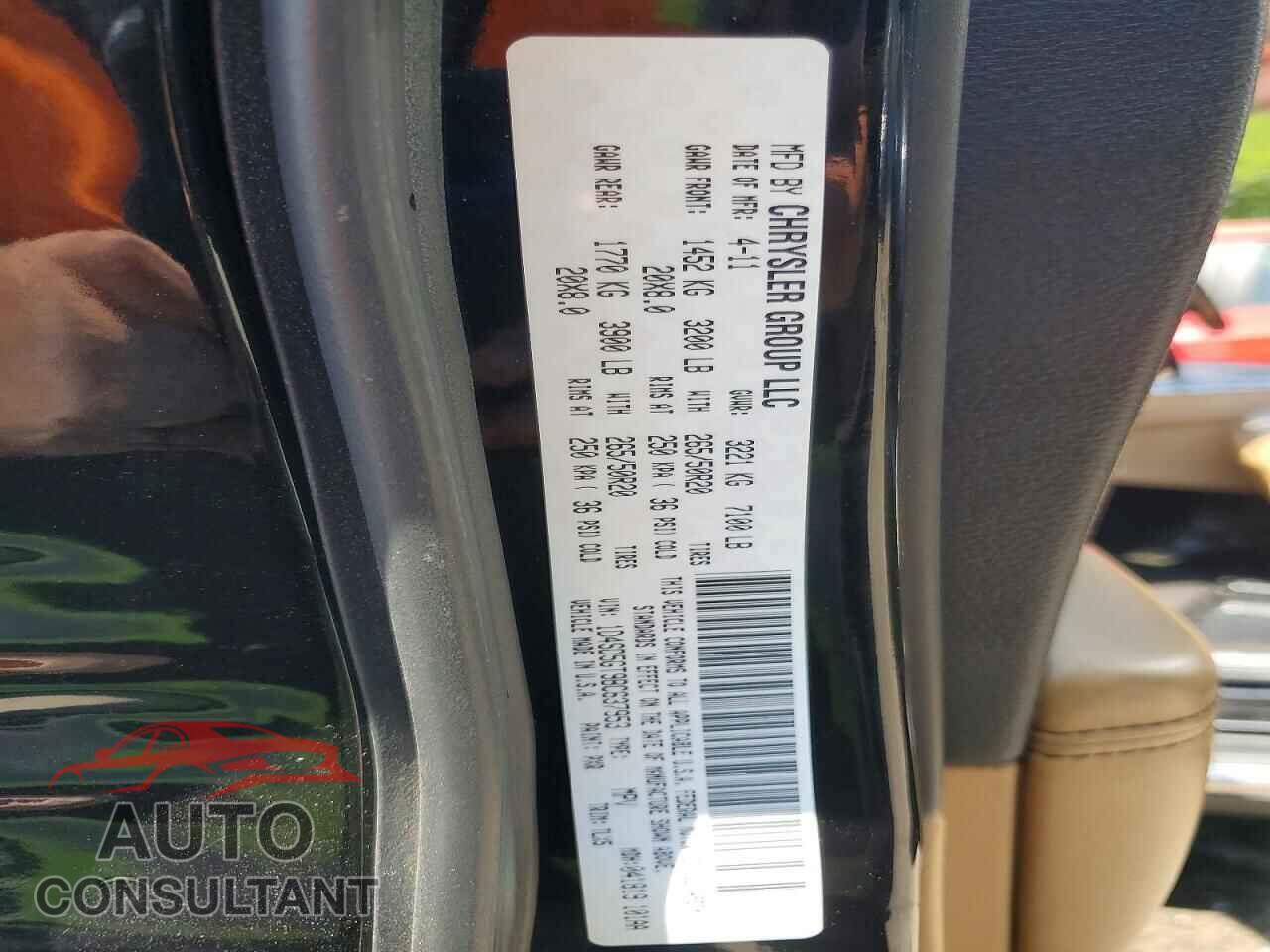 DODGE DURANGO 2011 - 1D4SD5GT9BC637953