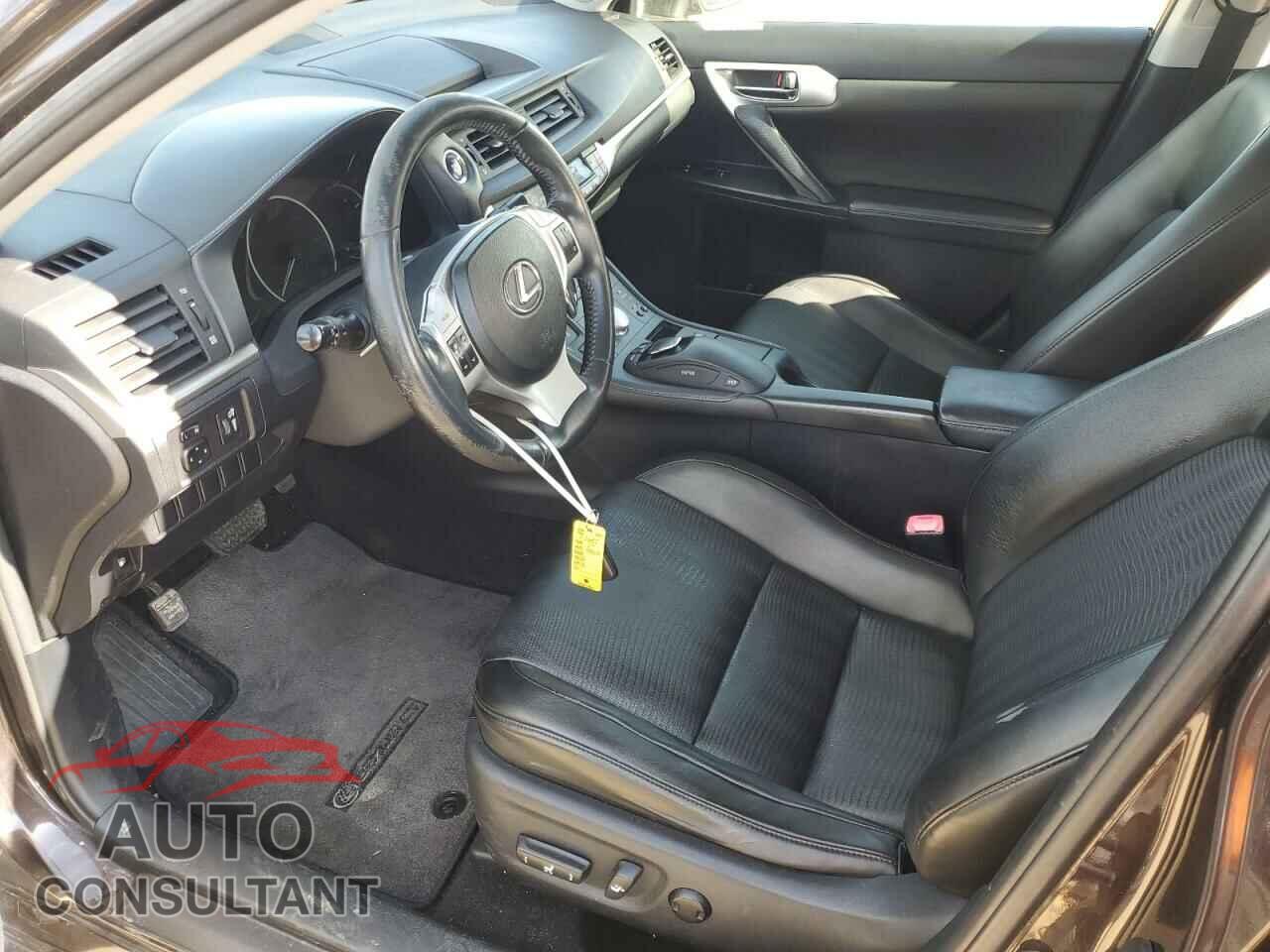 LEXUS CT 200 2012 - JTHKD5BH7C2100973