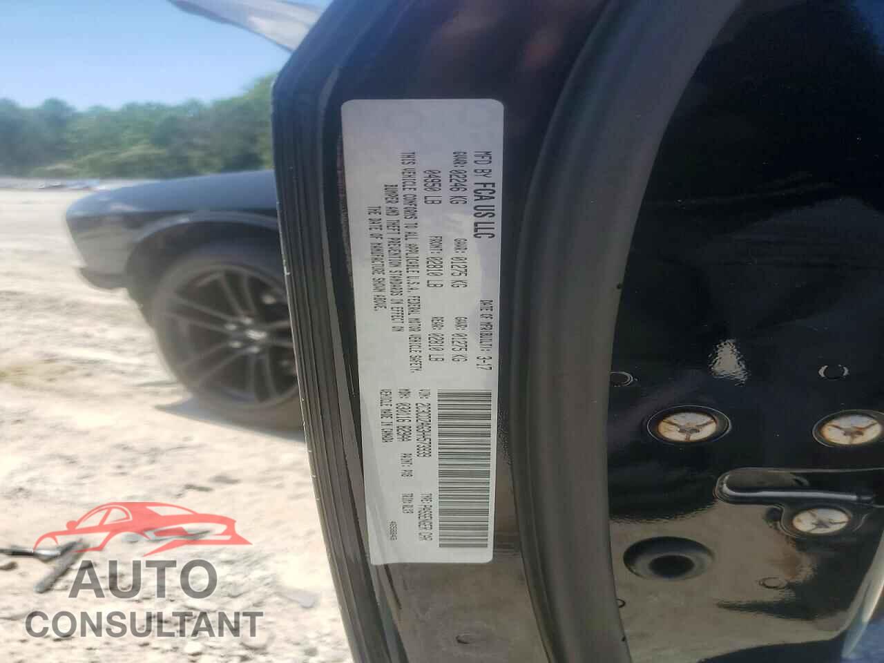 DODGE CHALLENGER 2017 - 2C3CDZAG3HH573939