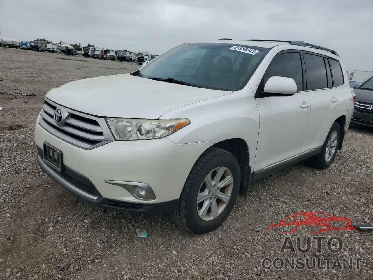 TOYOTA HIGHLANDER 2013 - 5TDZK3EH8DS104370