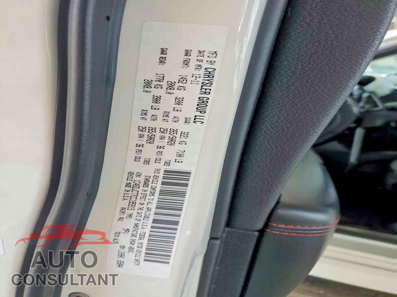 DODGE DURANGO 2012 - 1C4SDJCT7CC195915